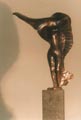 Fotodocument van persoonlijk ontworpen bronzen beelden